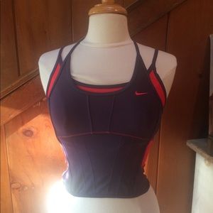 Nike Dry Fit Built In Bra Workout Top